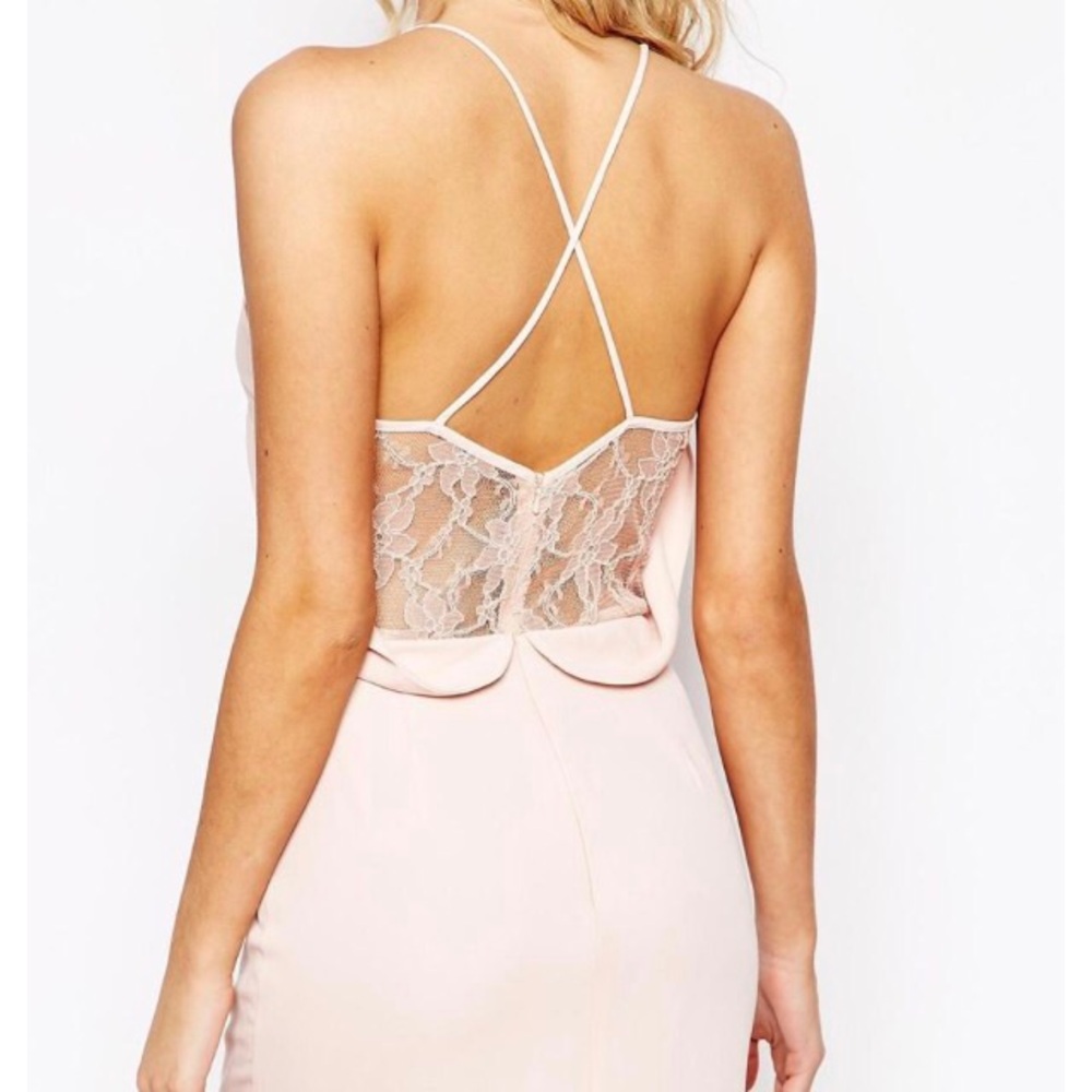 ASOS Size Small / 2 Blush Pink Bridesmaid Dress